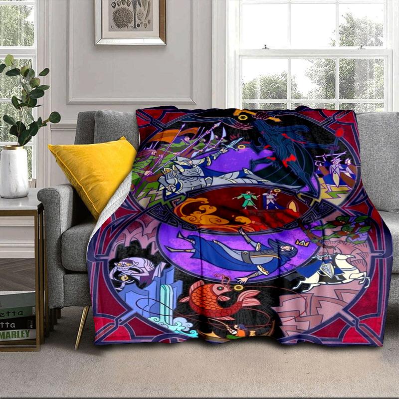Tree Of Life Sword Symbol Blanket Flannel Blanket for bed, sofa, Camping, Hiking, Picnic Essentials, gift for family Fan gifts