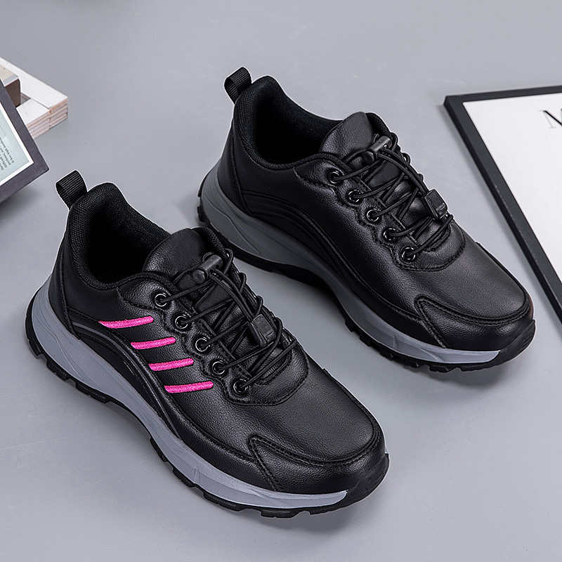 Fashion Synthetic Leather With Lacing Women Sport Walking Sneakers For Women Luxury Shoes Ladies Shoes Model Deals Unique High Tech