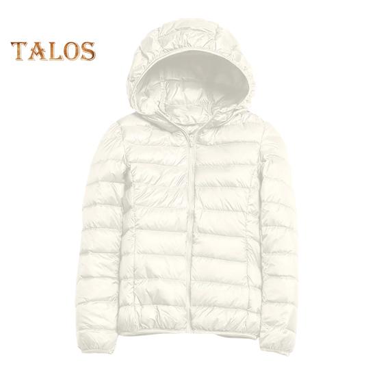 

Женская зимняя куртка-пуховик с капюшоном и карманами на молнии, застегивающаяся на молнию, однотонная, большого размера, верхняя одежда с длинными рукавами, легкая, облегающая куртка XXXXXL белый