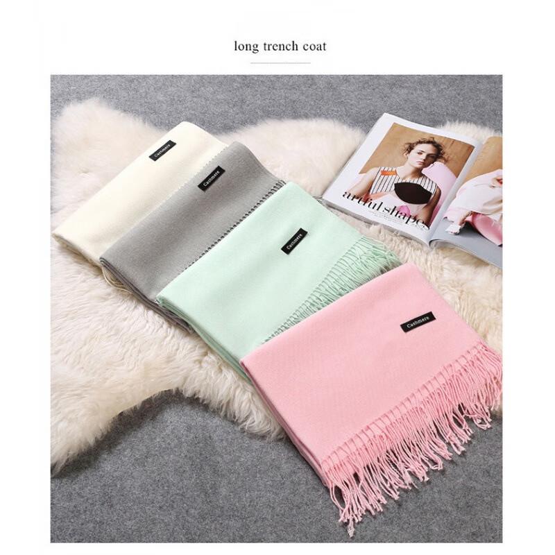 Brushed Cashmere Winter Scarf