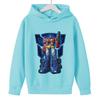 Boys Transformers Optimus Prime Print Hoodies Long Sleeves Cartoon Sweatshirt Baby Children Clothing Cool Pullovers Kids Street Wear