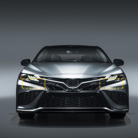 Front Bumper Grille Trim Molding Fit Set For 2018   Toyota Camry SE/XSE