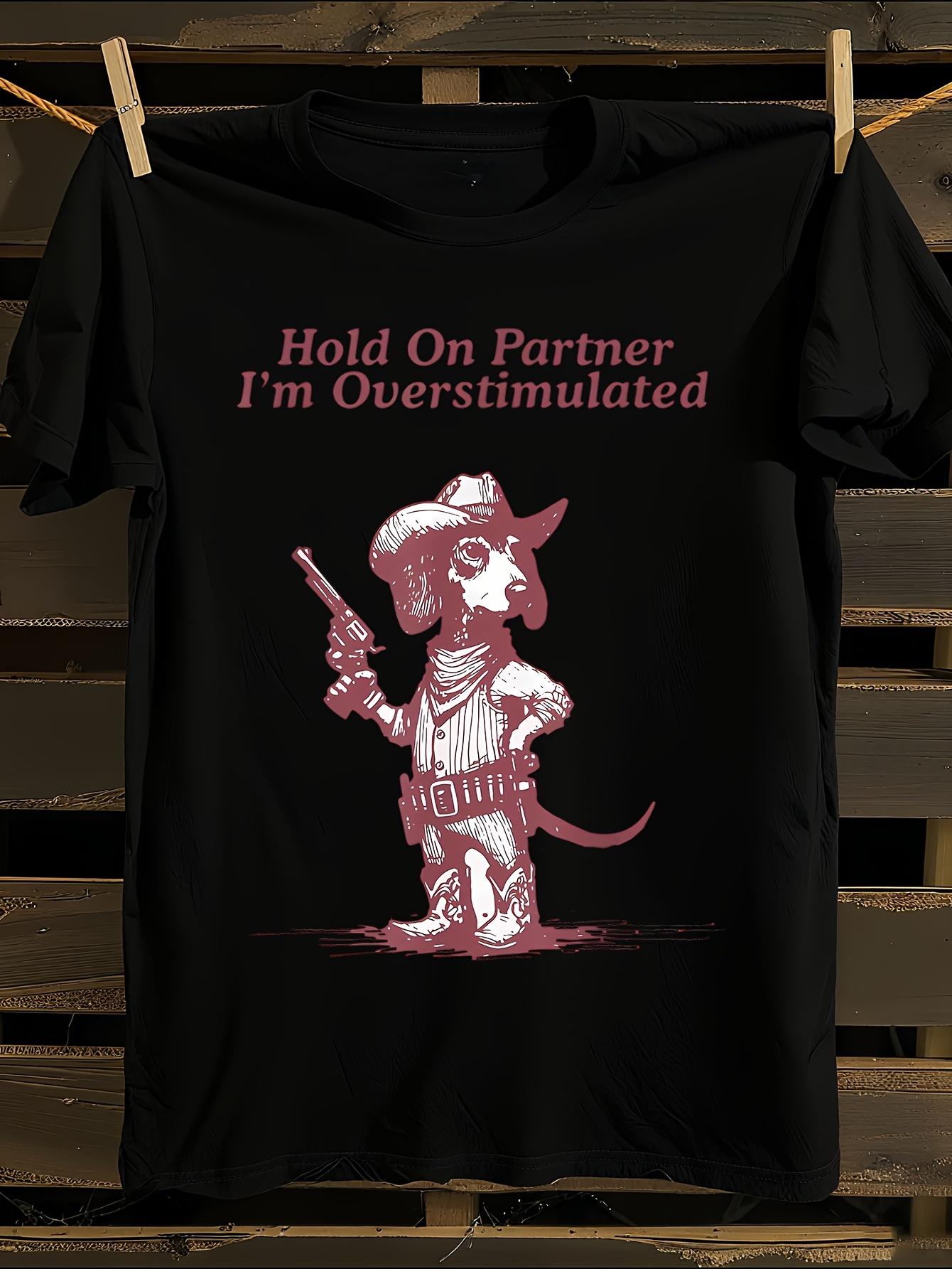 s Funny Cowboy Dachshund T-shirt S