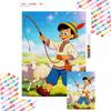 Pinocchio Shepherding Sheep Diamond Painting Handmade diy5D Mosaic Art Kit Home Decoration Gift