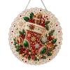 Kit Ornamento da Appendere per Natale - Set Fai da Te per Decorare l'Albero di Natale, Regalo Creativo