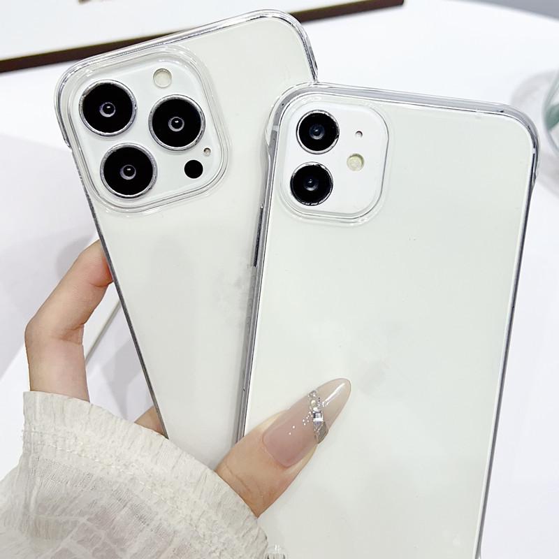High Transparency Borderless iPhone 16e Case: Compatible with iPhone 11, 12, 13, 15, 17 - Durable, Large Hole Design.