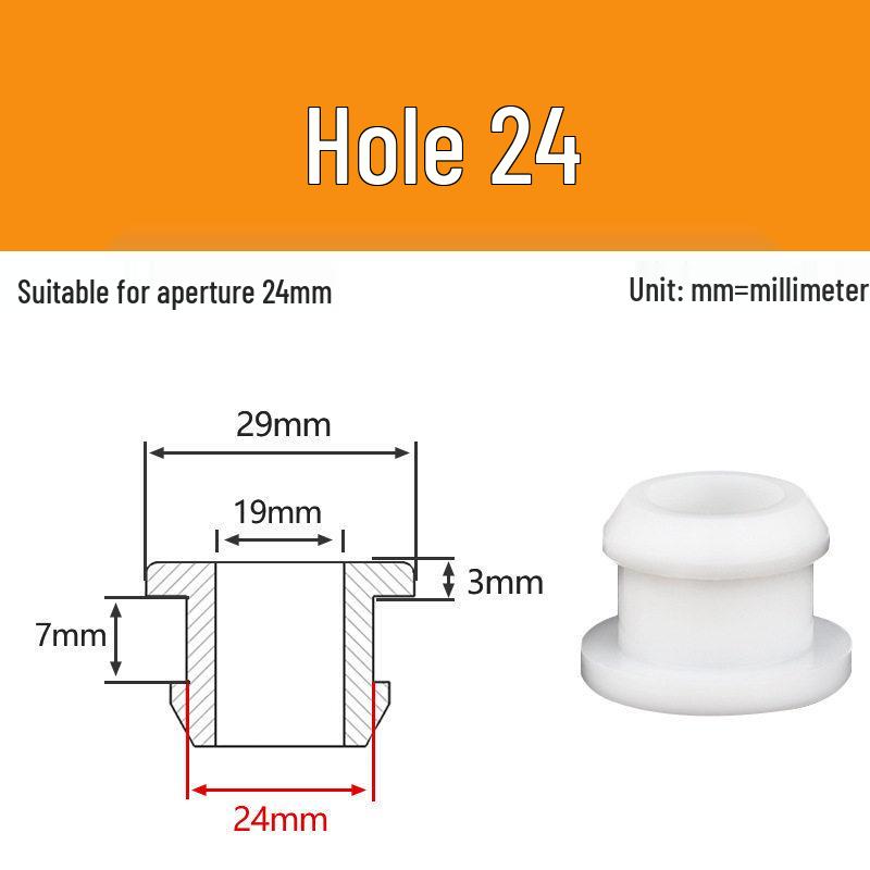 Anello passante protettore per cavi in silicone