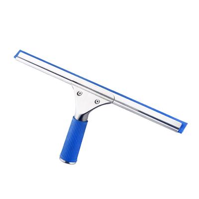 Glass Squeegee Glass Squeegee Water Squeegee Rubber Window Cleaner Squeegee Wiping Width 40cm Squeegee for Shower Fits Room Corners Rubber Strip