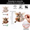 Angelic Acrylic Hanging Decors Set Of 4 Angel Car Hanging Ornament For Vehicle Homes Christmas Celebration Display