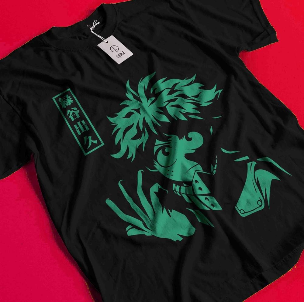 

Deku T-shirt My Hero Academia Japanese Manga Anime Midoriya Dabi Shoto Shirt BB1275 3XL