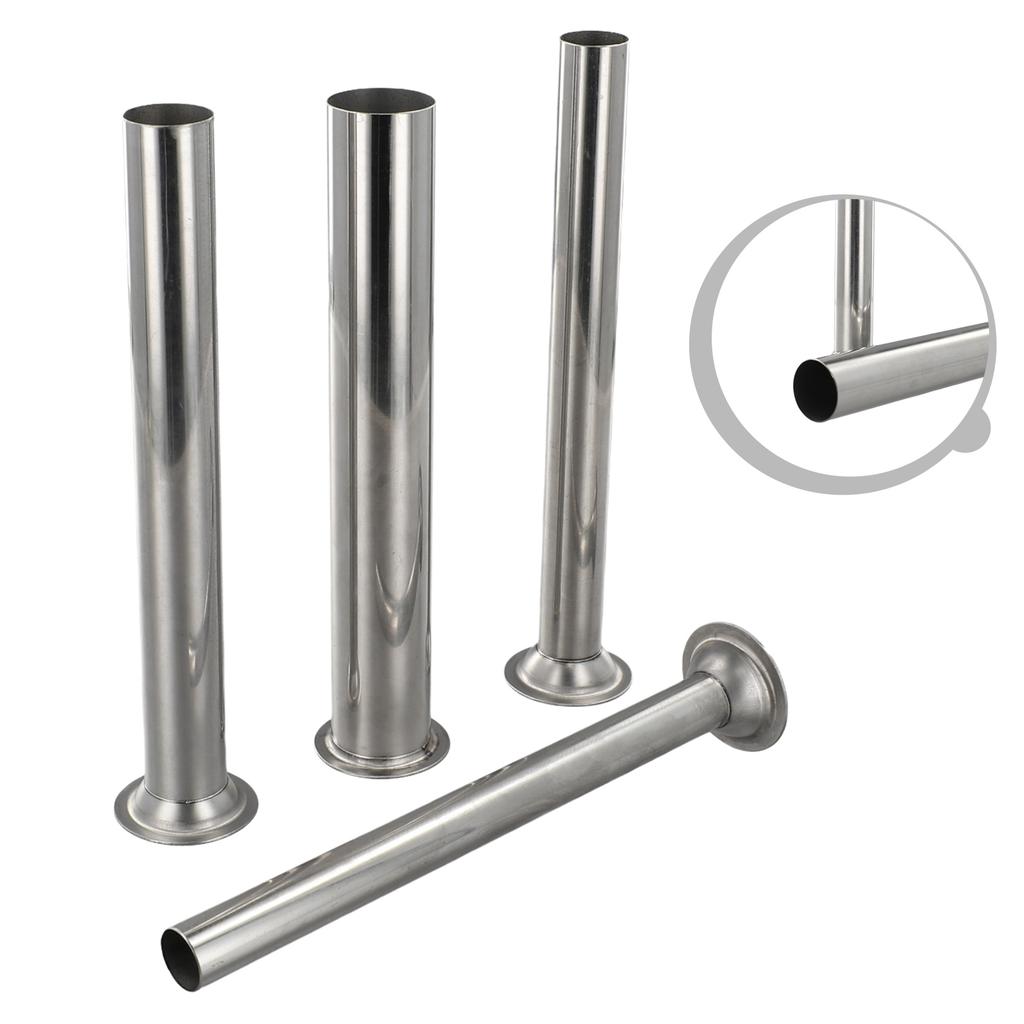 4Pcs Stuffing Tubes Steel Sausage Stuffer Filling Tubes Funnels Nozzles Spare Parts For Any Kitchen, Help Create Fresh Homemade