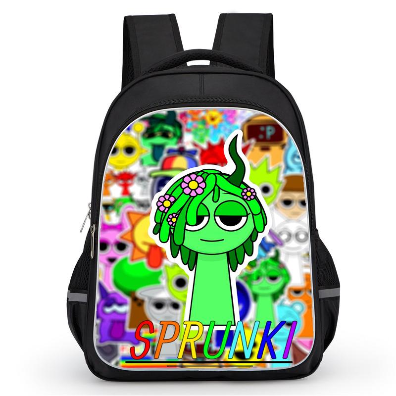 Rhythm Box Sprunki Hra Anime Batoh Studentský Školní Taška Počítačová Taška