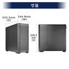 Silverstone SST-SEH2-B PC Case, Mid-Tower, E-ATX, ATX, High Cooling, Workstation, Black, Authorized Distributor in Japan