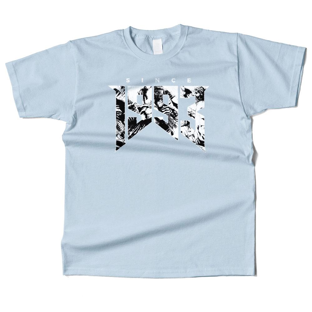 Mens Cotton Doomed Since 1993 Graphic High Quality T Shirt Street Casual Style Tee for Men and Women