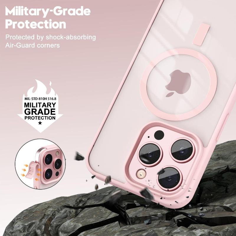 Modische Handyhülle Für iPhone 17 16 15 14 13 12 11 Pro Max Plus 17 Air Für Magsafe Transparente Klare Magnetische Acrylhülle