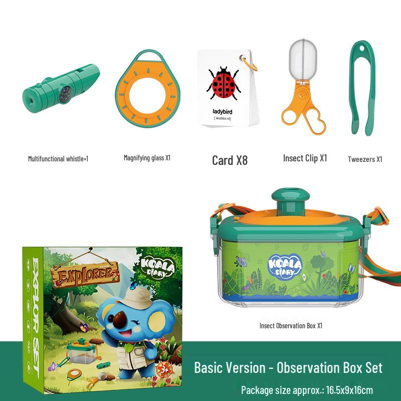 Kids' Nature Exploration Kit: Insect Catcher, Observation Box, Telescope & Wildlife Experiments