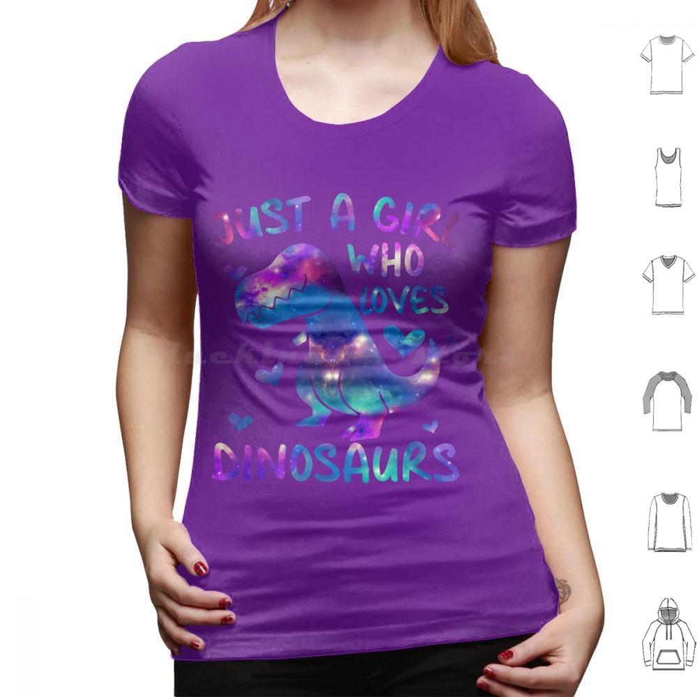 Just A Girl Who Loves DinosaursDinosaur Theme Teen Girls T Shirt 6xl Cotton Cool Tee Loves Dinosaurs S Gifs Beauiful Dinosaur
