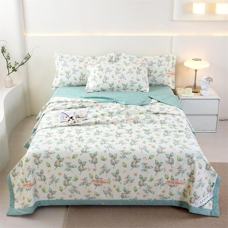 

Manya House Cotton Gauze Printed Summer Quilt