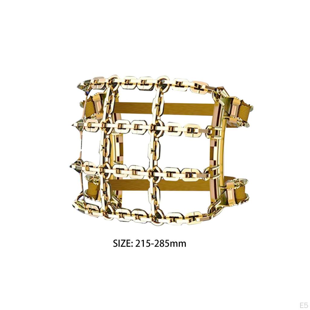 Car Tire Snow Chain, Wheel Emergency Quick Fit, Universal Chain and Ice for