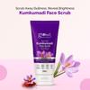 Globus Naturals Ayurvedic Kumkumadi Skin Lightening Face Scrub, Enriched with Walnut & Lotus Extract, Chemical Free, Cruelty Free, Suitable For All