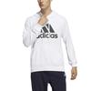 adidas Logo Print Pullover Sweatshirt Men Tops White GN0829