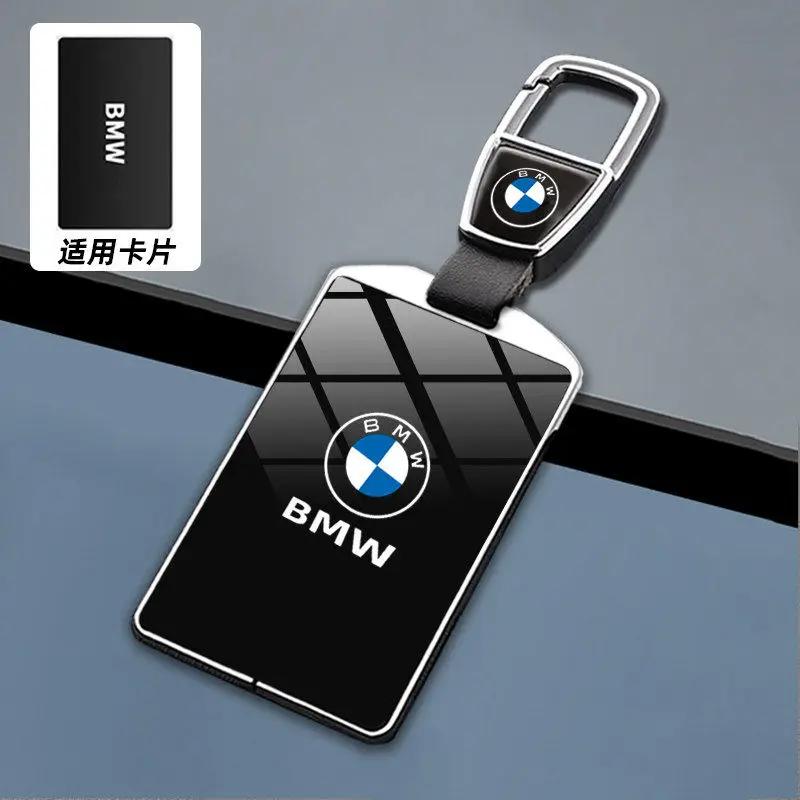 Car Key Case Cover Key Bag Shell Fob for BMW X1 U11 X7 G07 XM G09 i7 7 Series G70 LCI iX I20 U06 G81 M3 Car Interior Accessaries