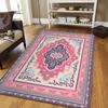 Indian Mandala Area Rug – Ethnic Carpet for Living Room Bedroom, Washable Non-Slip Floor Mat