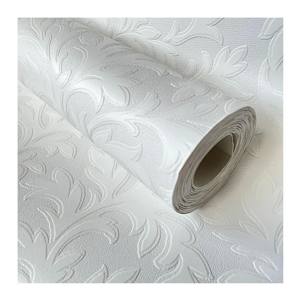 Anaglypta Leaf Vinyl Teksturert Bakgrunn