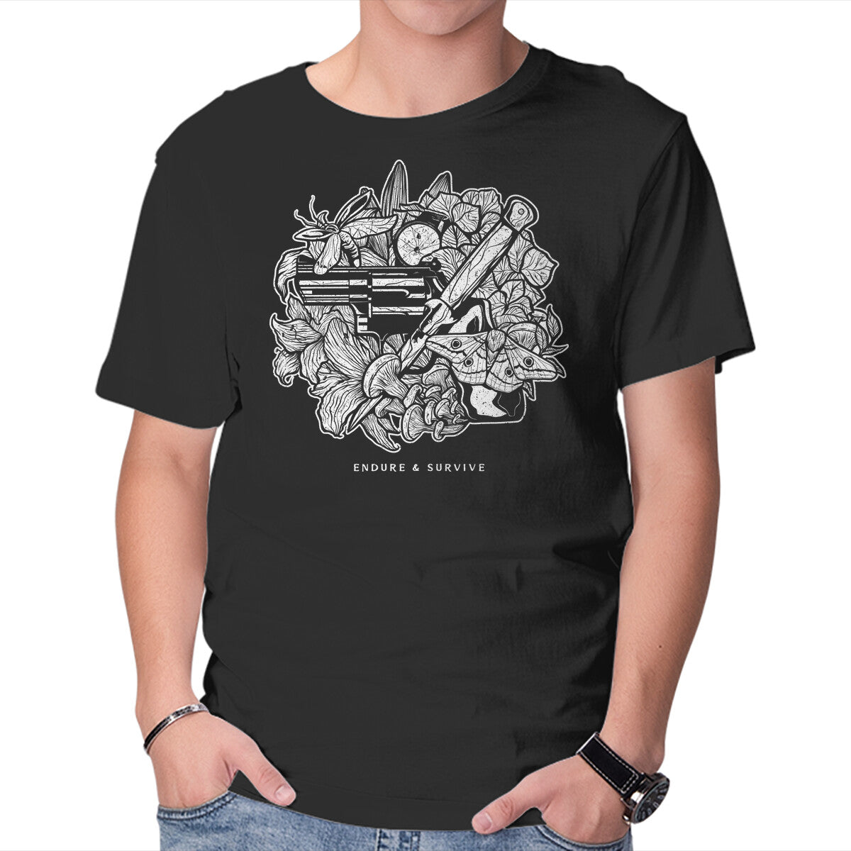 Unisex Crew Neck T-Shirt Last Hope Graphic Short Sleeve Casual Tee XXXL