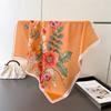 2026 New Floral Printed Square Scarf for Women Soft Lightweight Scarf Headbands Fashion Bag Tie Ribbon Hair Bands Bandana