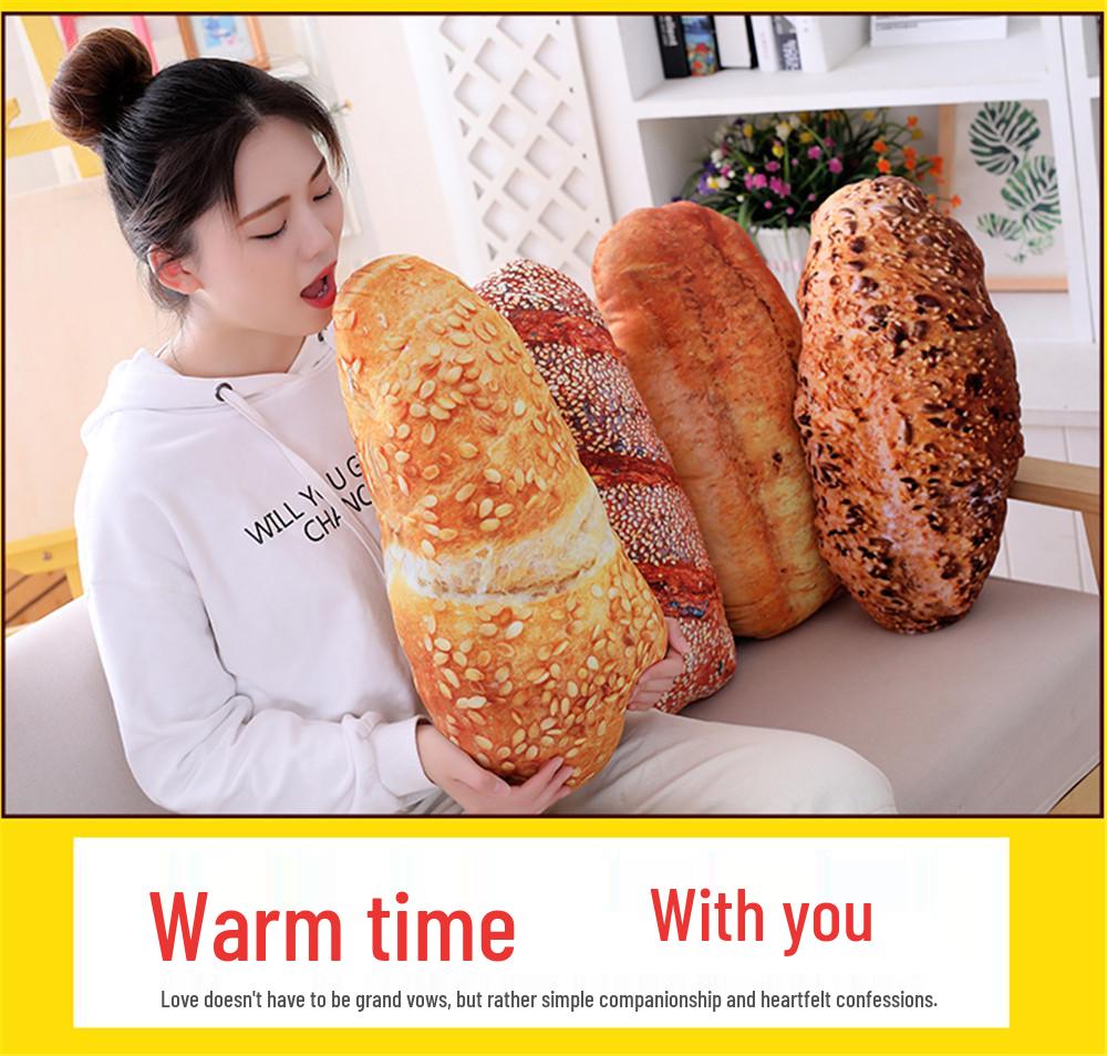 3D Simulation Snack Butter Bread Cushion Pillow for Kids' Birthday Gift