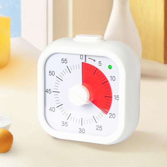 Visual Timer for Kids 60 Minute Rainbow Countdown with Silent Pause Function