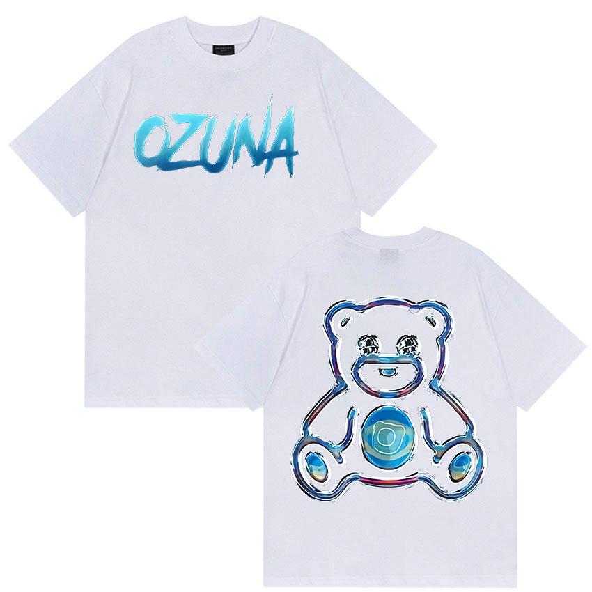 Rapper Ozuna Album 2025 Merch T Shirts Men's Women Fashion Retro O-Neck High Quality T-Shirt Casual 100% Cotton Oversized Tshirt