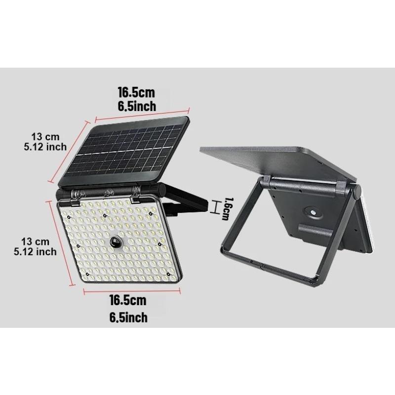 1/2/3PCS LED Solar Light Outdoor 132 LED Spotlights IP65 Waterproof Motion Sensor Human Solar Flood Security Wall Lights 3 Modes