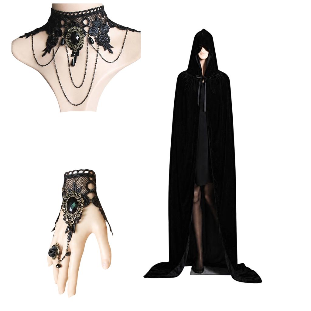 Halloween Cape for Adults Kids - Cosplay Costume Prop Accessory for Party Decorations - 301