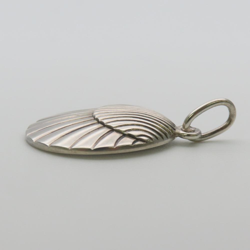 Used Georg Jensen Pendant top Shell motif Silver925 4.0g Silver Accessories