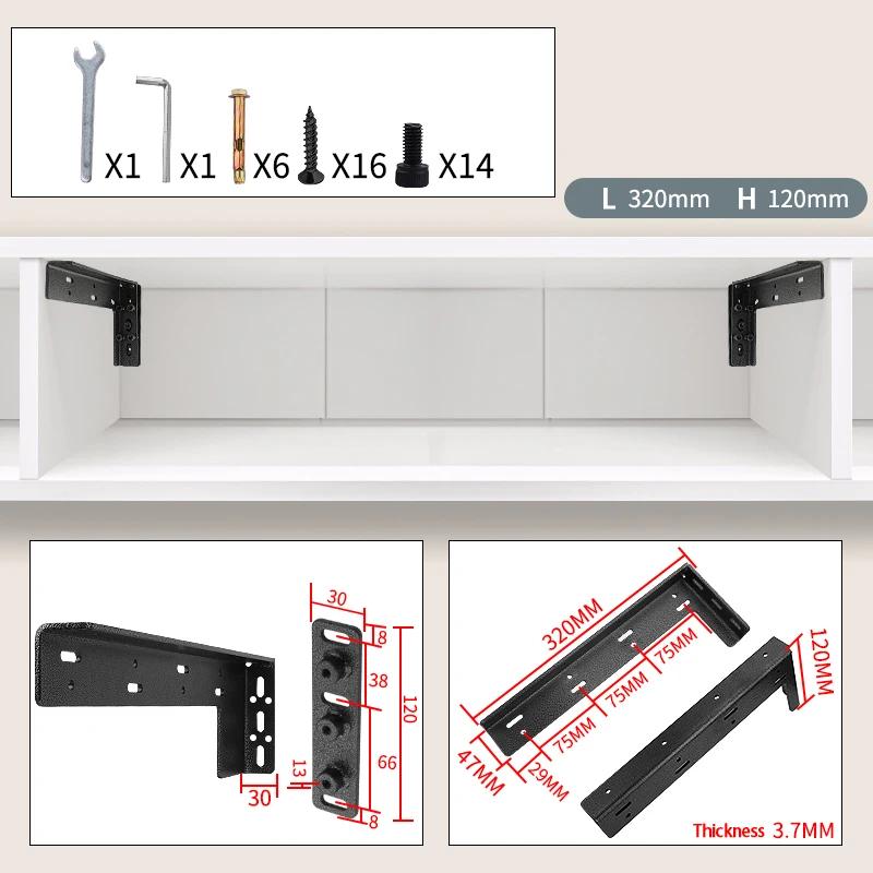 1Pcs Heavy-Duty L-Shaped Corner Code Stainless Steel 90 Degree Thicken Right Angle Bracket Fixed Connector Used Board Support