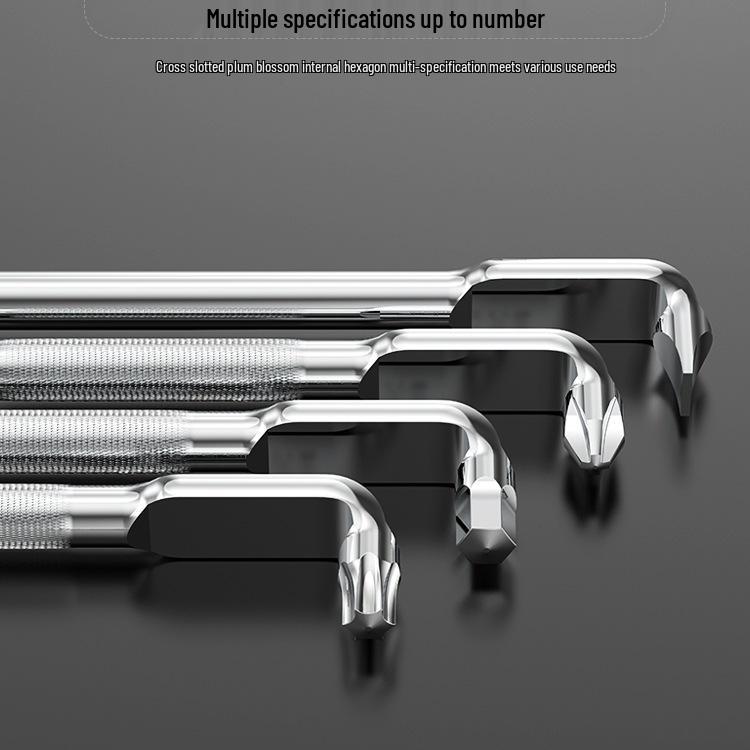 Z- & L-shaped Right Angle Wrench: Dual-Use Phillips, Slotted, Hex, Torx Screwdriver Set