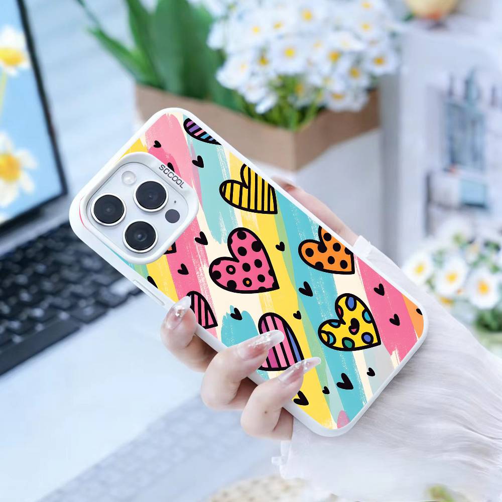 

Y2K Cute Strawberry Stars Phone Case For iPhone17, 16,15,14,13,12 Pro Max Black Candy Matte Shockproof Cover iPhone14ProMax