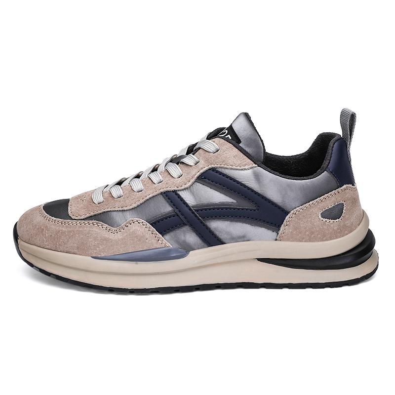 Fashion Leisure Outdoor Jogging Sports Shoes Breathable Lace-up Trendy Sneakers for Men's Summer Casual Running Thick Sole Shoes