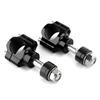 Pair Black CNC Aluminium Alloy Motorbike Handlebar Clamp Bar Clamps For 28mm M12