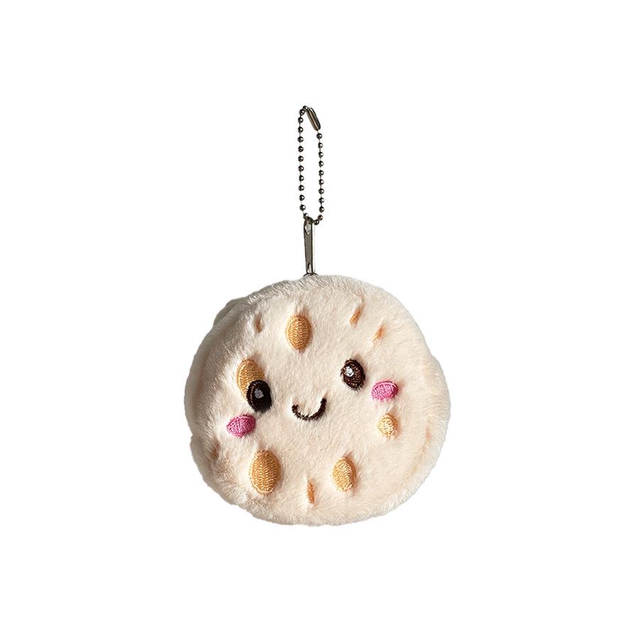 Cute Plush Lotus Root Coin Purse - Creative Embroidered Earphone Bag & Children's Gift Pendant