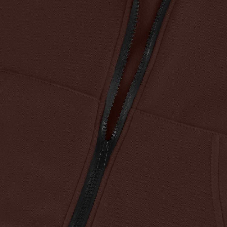Winter Windproof Women's Casual Zip Up Hooded Jacket Long Tunic Sweatshirt With Pockets Drawstring Outerwear