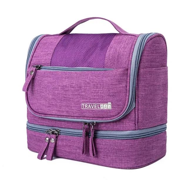 Men Necessaries Hanging Make Up Bag Oxford Travel Organizer Cosmetic Bags for Women Necessaries Make Up Case Wash Toiletry Bag