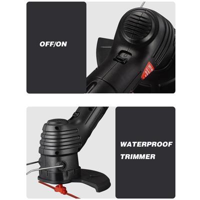 Kabelloser Elektrischer Rasenmäher Handheld Tragbar Leicht Mähen NaMaschine Trimmer Wiederaufladbarer Elektrischer Mäher ter mit 4 Kunststoffklingen & 1 Fleck
