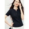 Hodo Women's Summer Ice Silk V-Neck Knit Top