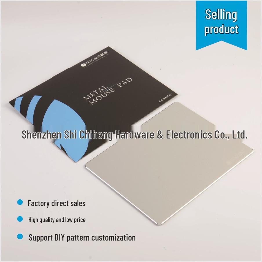 Aluminum Alloy Metal Gaming Mouse Pad 300x240mm for MAC
