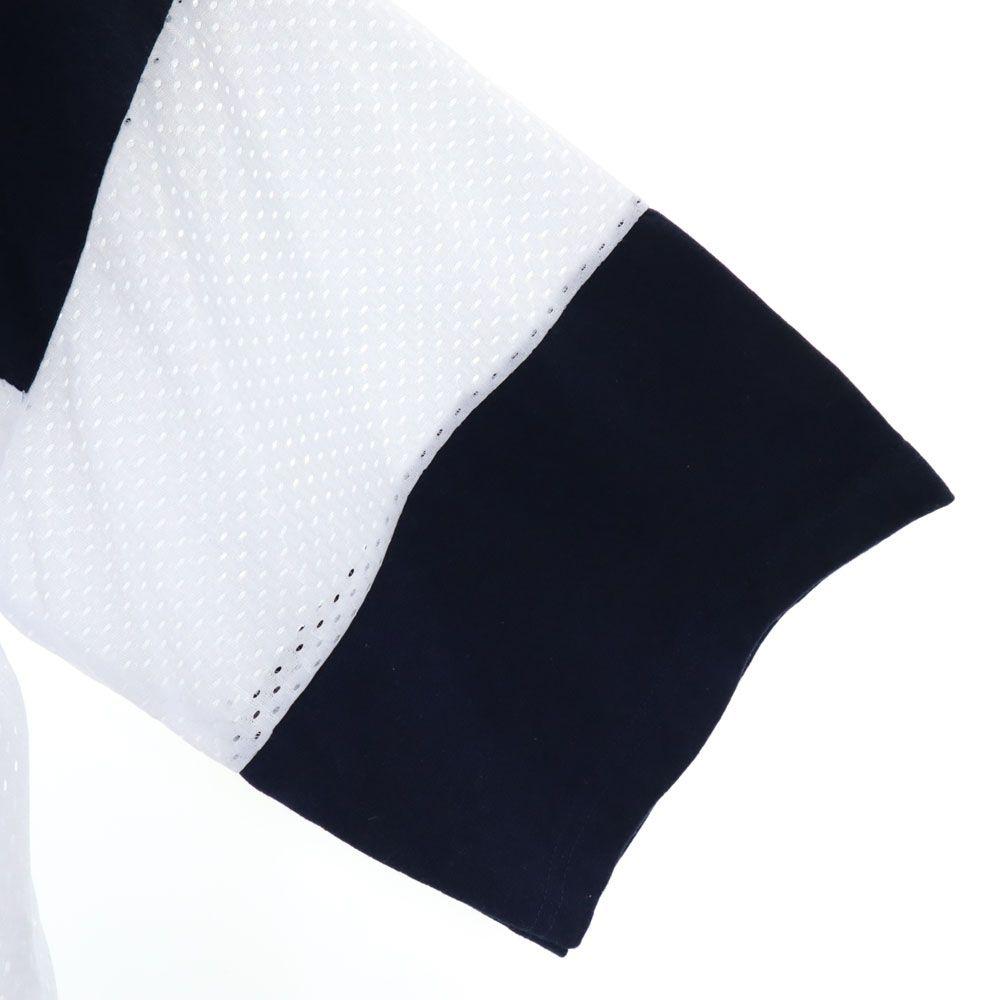 OLD 90s Made In USA Football T-shirt Short Sleeve Mesh V-neck T-shirt Kid's Used