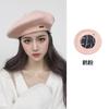 Große Größe 60 cm Wollbarett Wintermützen für Damen Warm halten Mode Malerhut Damen Einfarbige Boina Lässige Beanie Große Größe