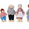 6pcs Wooden Dolls Family Members